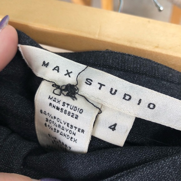 Max Studio gray office pants - Picture 4 of 4